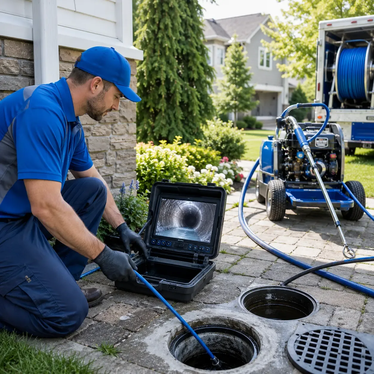 Outdoor drain cleaning professionals serving North Bend, PA